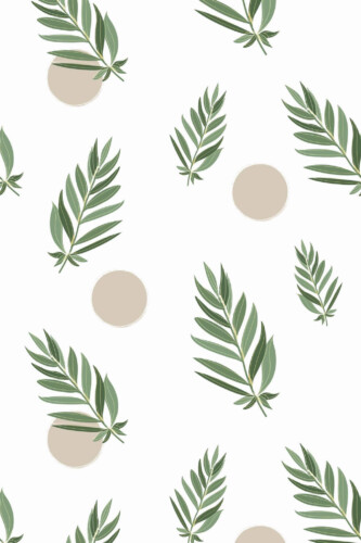 Pattern repeat of Boho neutral removable wallpaper design
