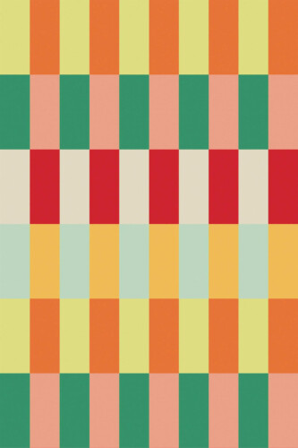 Pattern repeat of Bold stripes removable wallpaper design