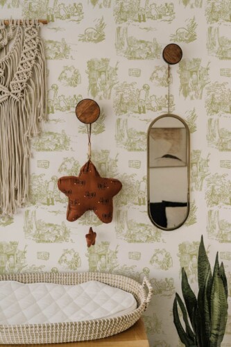 Fancy Walls Peel and Stick Wallpaper in Bookland Design