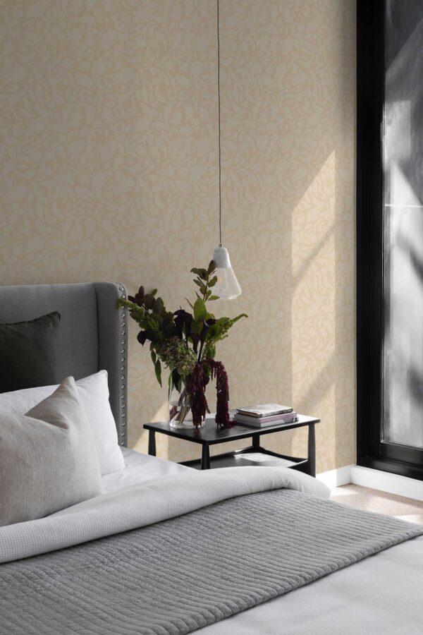 Blush Paisley Layne Botanical Wallpaper