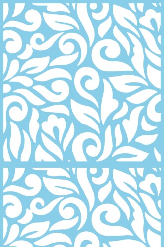 Fancy Walls Azure Leaves peel and stick wallpaper