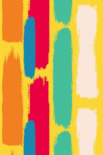Pattern repeat of Bright brush removable wallpaper design