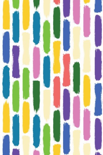 Pattern repeat of Bright brush strokes removable wallpaper design