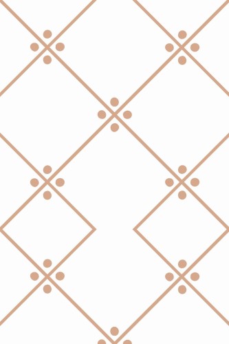 Pattern repeat of Brown aesthetic tile removable wallpaper design
