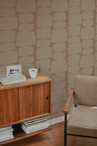 Fancy Walls Brown Geometric peel and stick wallpaper