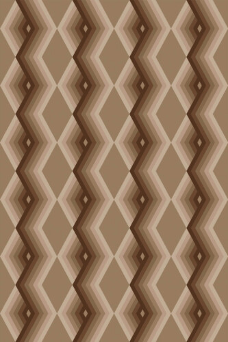 Pattern repeat of Brown retro removable wallpaper design