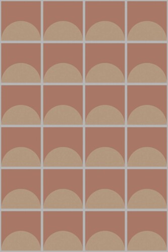 Fancy Walls Retro Brown Tile peel and stick wallpaper