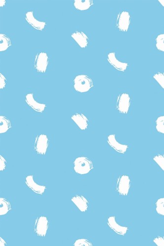 Pattern repeat of Brush stroke and dot removable wallpaper design