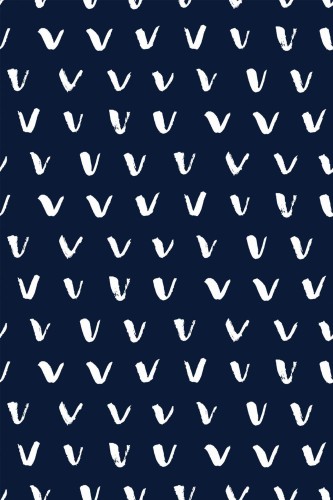 Pattern repeat of Brush stroke check mark removable wallpaper design
