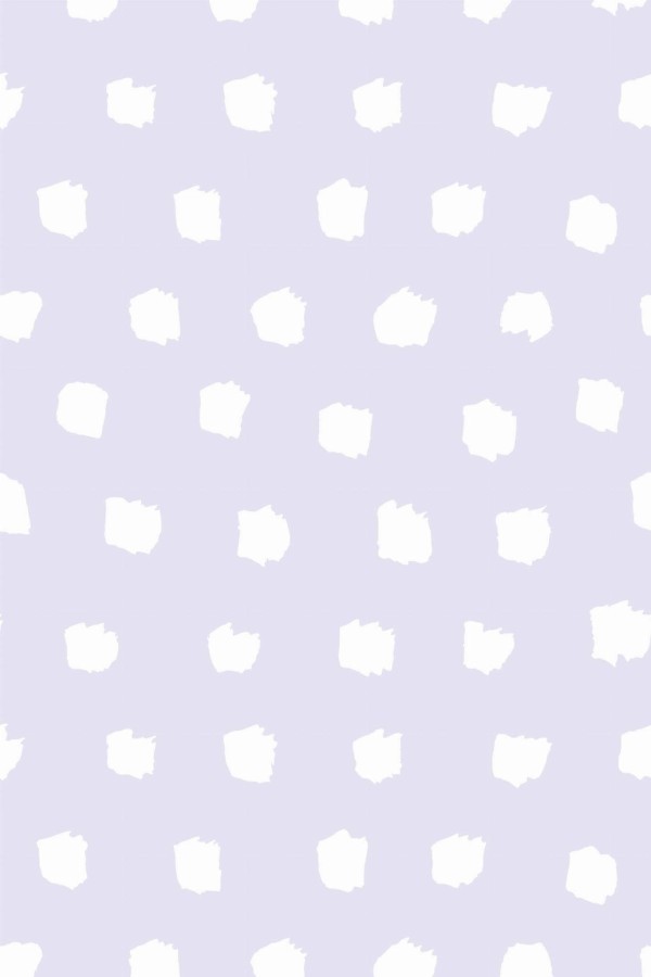 Pattern repeat of Brush stroke polka dot removable wallpaper design
