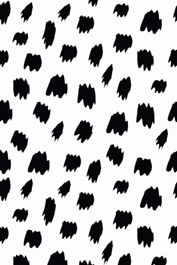 Pattern repeat of Brushstroke abstract removable wallpaper design