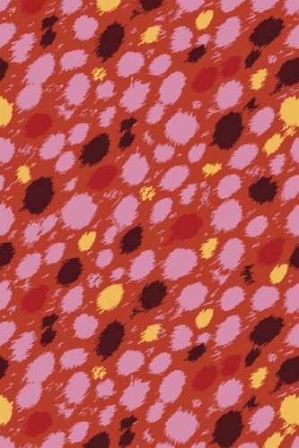 Fancy Walls Burgundy Spot Print Cozy Burgundy self-adhesive wallpaper