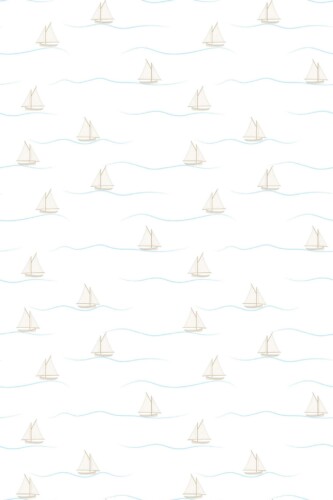 Fancy Walls Calming Ship self-adhesive wallpaper