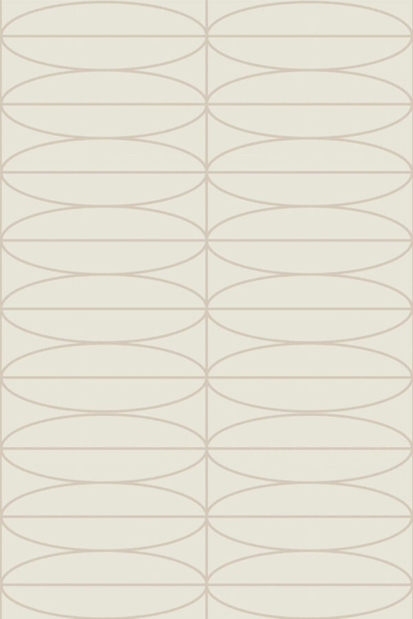 Pattern repeat of Candice removable wallpaper design