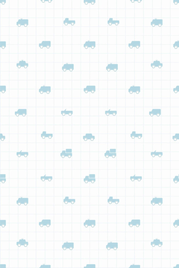Pattern repeat of Car notebook removable wallpaper design