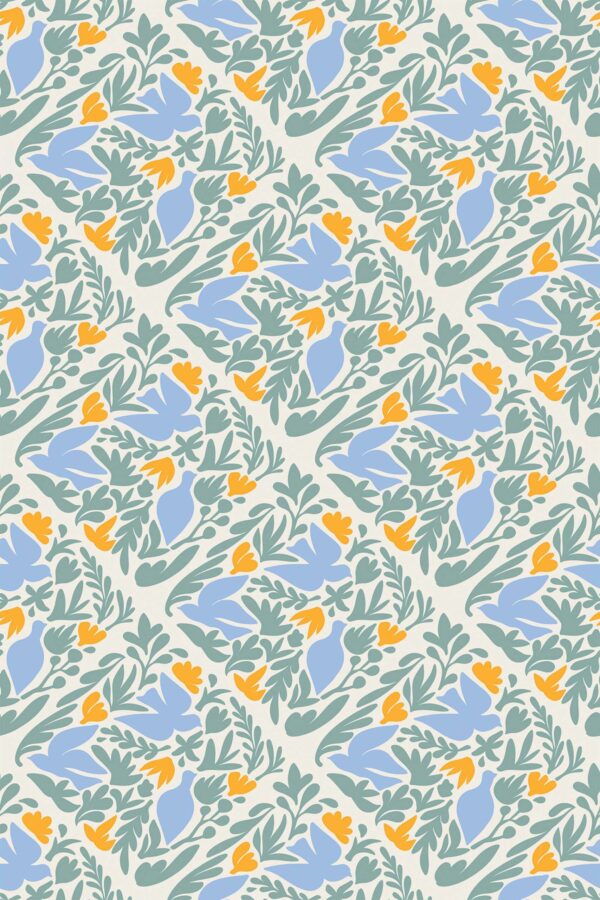 Blue Horizon self-adhesive wallpaper by Fancy Walls