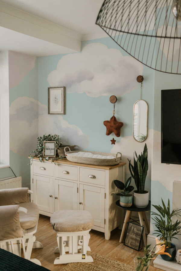 Fancy Walls' Celestial Whimsy Wall Mural, wall paper mural
