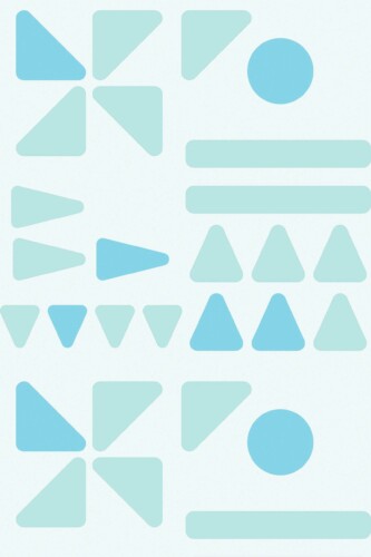 Blue Dental unpasted wallpaper from Fancy Walls