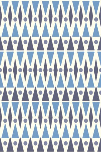 Fancy Walls Blue Geometry peel and stick wallpaper