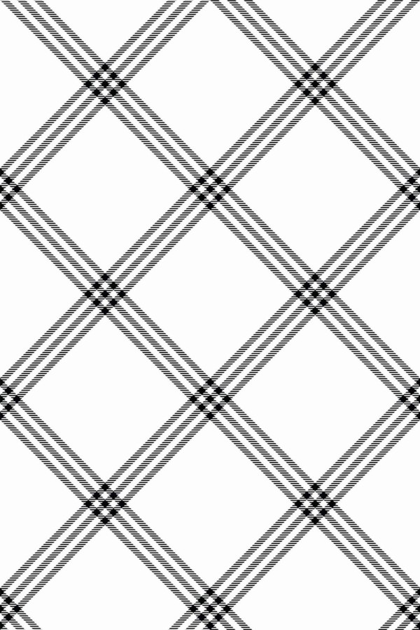 Pattern repeat of Check removable wallpaper design