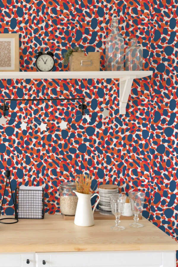 Fancy Walls Fierce Mix peel and stick wallpaper