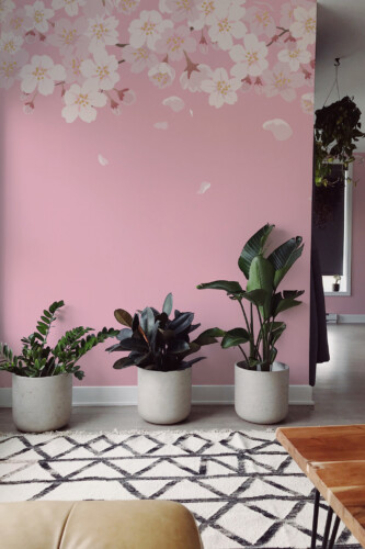 Fancy Walls chinoiserie cherry wall mural peel and stick