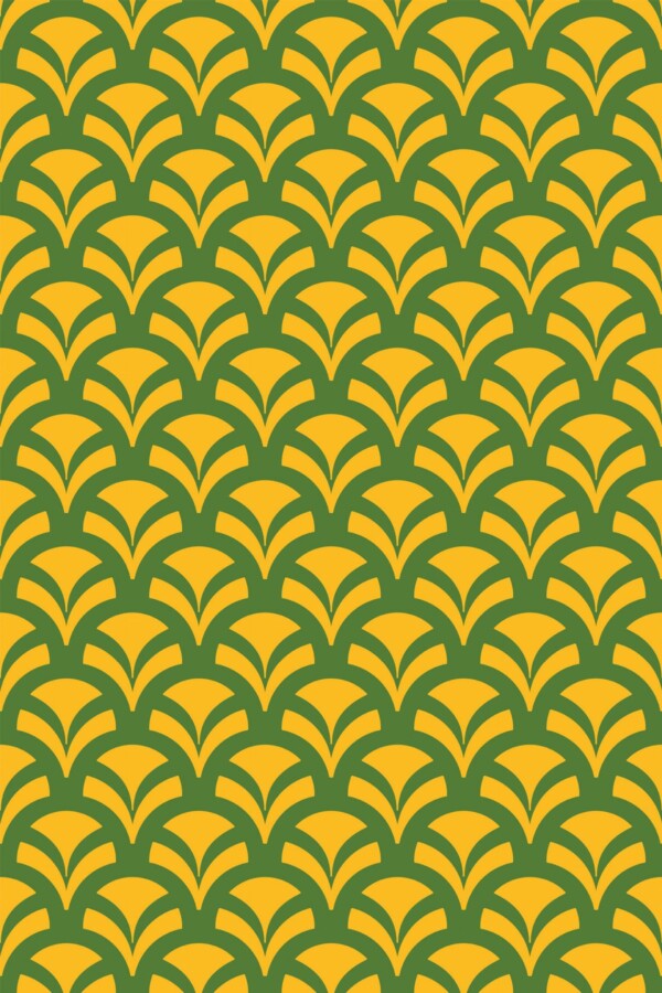 Pattern repeat of China pattern removable wallpaper design