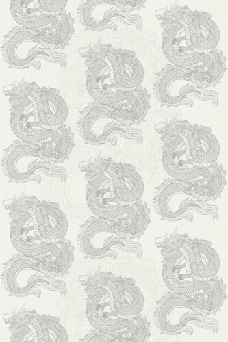 Fancy Walls Beige Animal unpasted wallpaper for dragon-themed restaurant