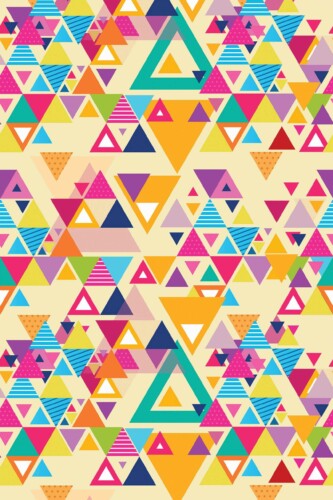 Radiant Triad removable wallpaper from Fancy Walls