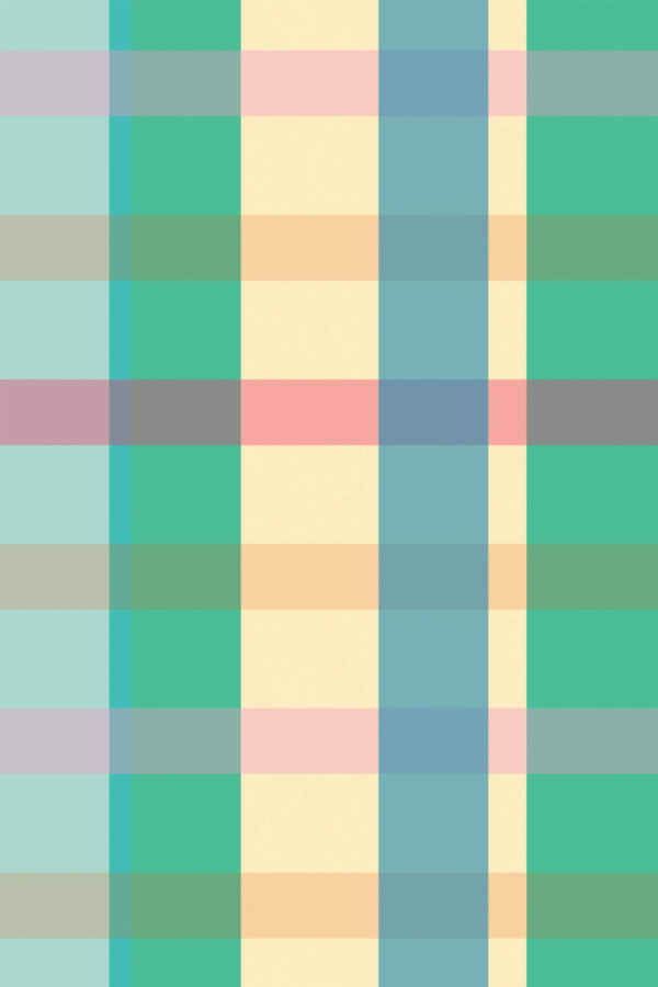 Pattern repeat of Chromatic Grid removable wallpaper design