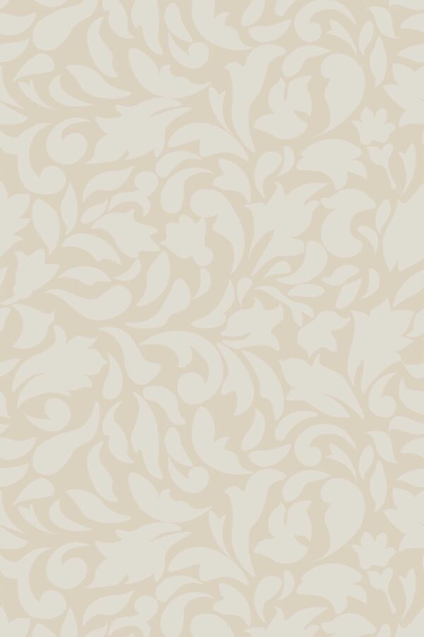 Cream Paisley Layne Botanical Wallpaper