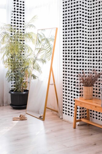 Fancy Walls Classic Small Cheetah Print Orange Radiant traditional wallpaper