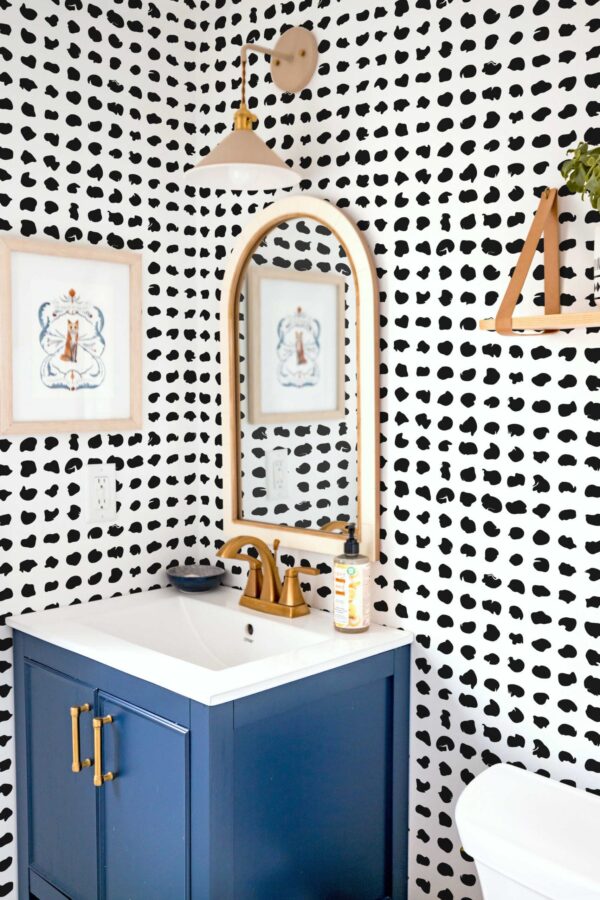 Fancy Walls Classic Small Cheetah Print Orange Radiant traditional wallpaper