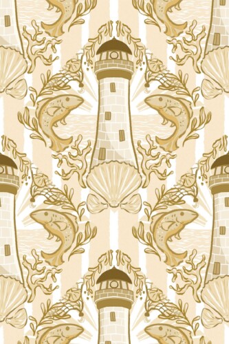 Fancy Walls Coastal Beige Simple traditional wallpaper