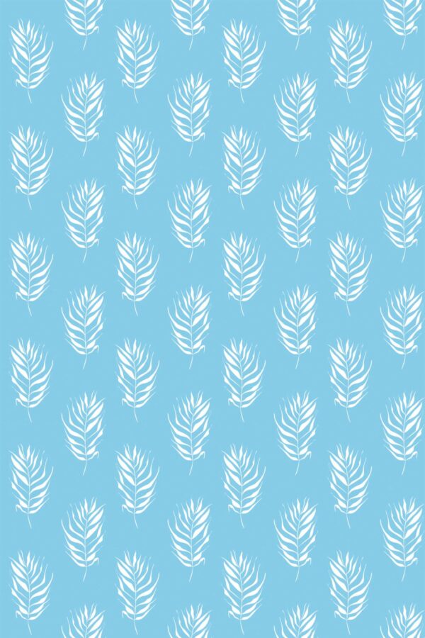 Fancy Walls Coastal Palm Leaf unpasted wallpaper
