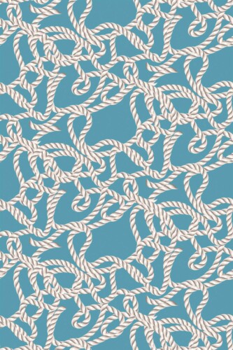 Fancy Walls Coastal Seamless Rope peel and stick wallpaper