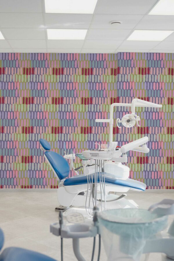 Fancy Walls Color Wave peel and stick wallpaper