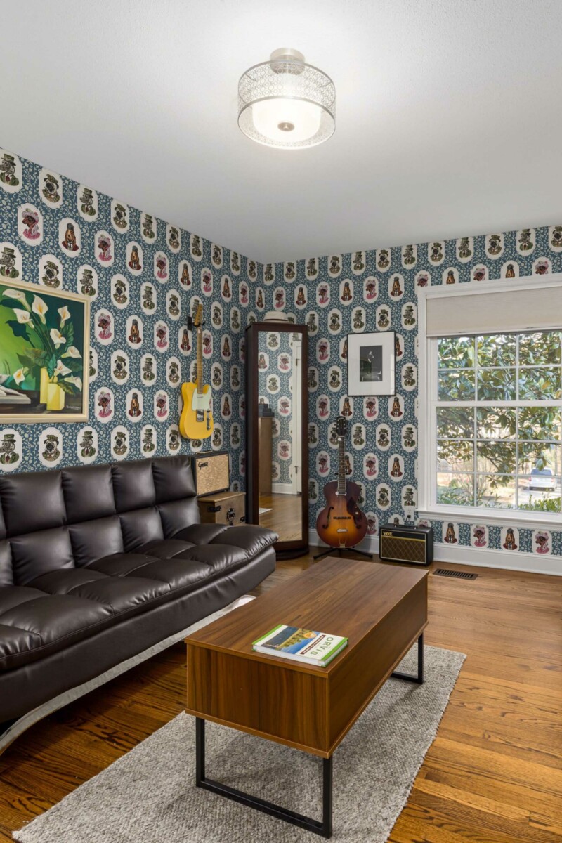 Colorful Dog wallpaper for walls in novelty style by Fancy Walls