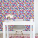 Whimsical Watercolor Dots Removable Wallpaper from Fancy Walls