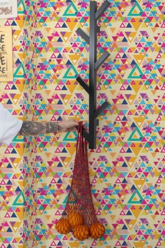 Peel and stick Chroma Prism wallpaper by Fancy Walls