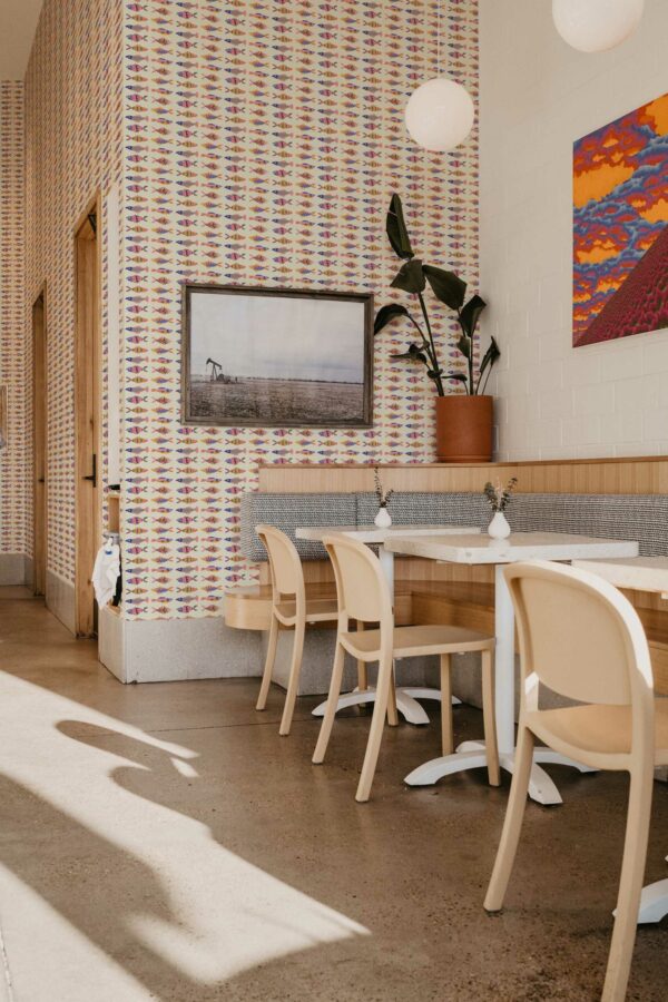 Colorful Fish Café self-adhesive by Fancy Walls