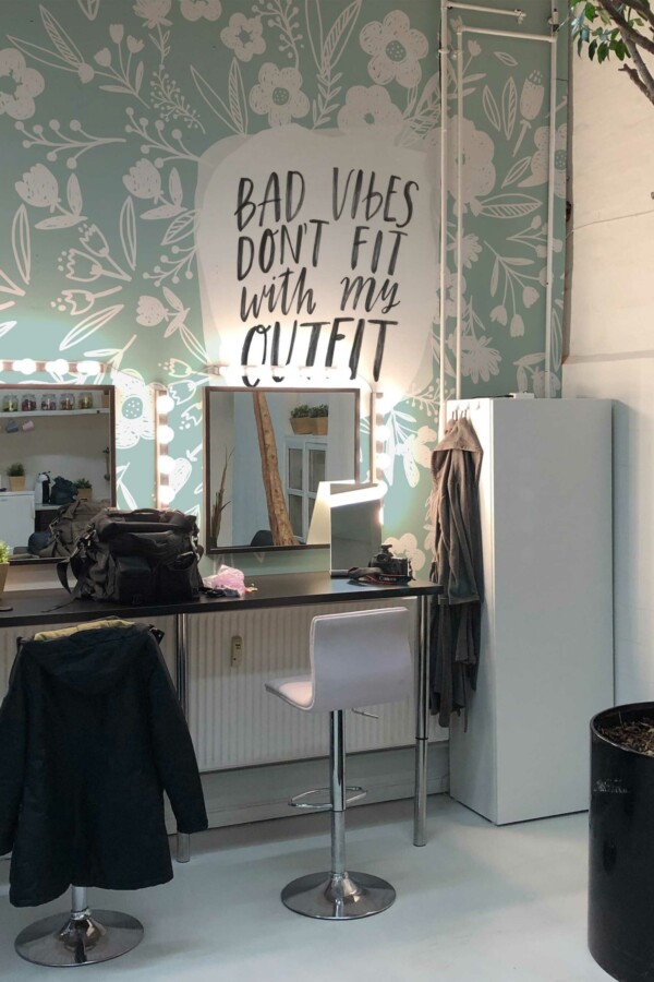 Removable wall mural featuring Vintage Cute Quote by Fancy Walls
