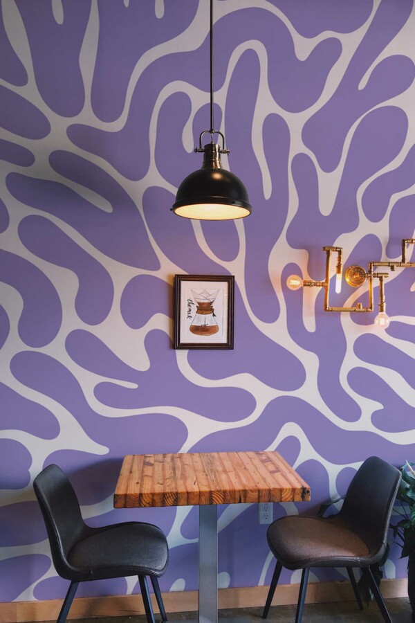 Removable wall mural with Funky style psychedelic art by Fancy Walls