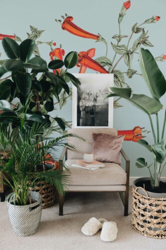 Gentle Flower Serenity wall mural peel and stick by Fancy Walls