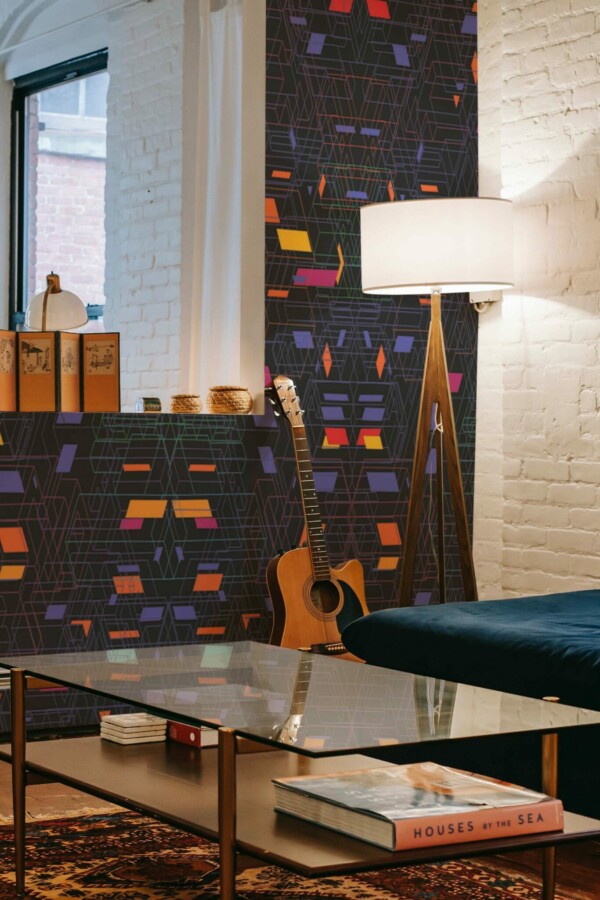 Bold Dark Gaming Wall Mural