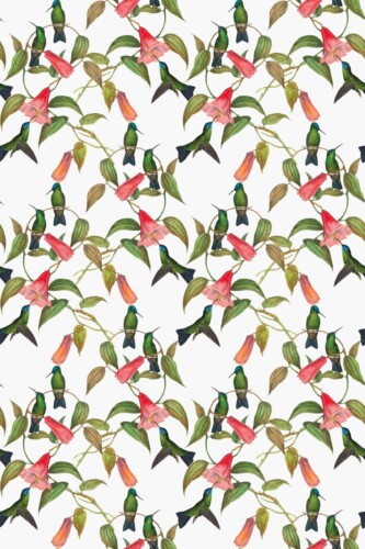 Colorful Floral peel and stick wallpaper by Fancy Walls