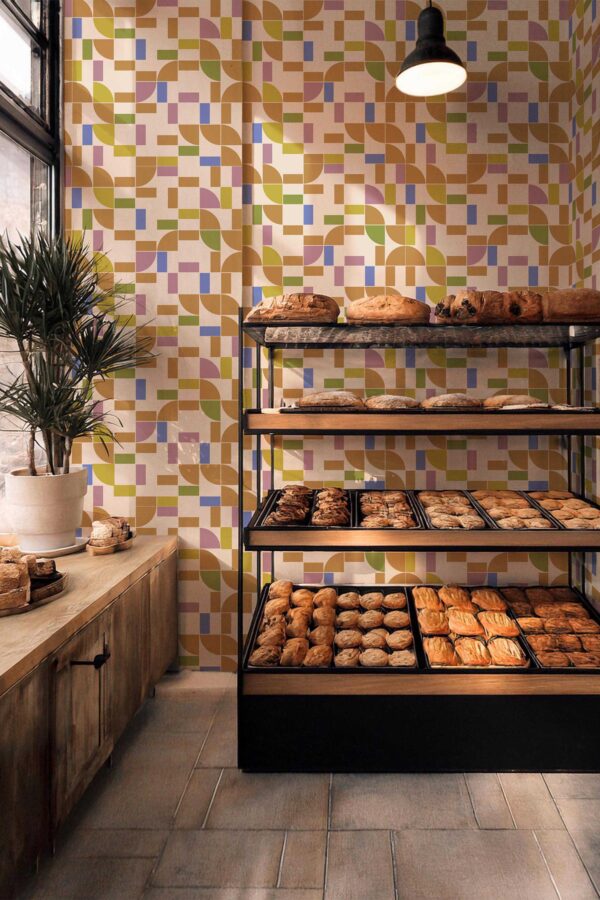 Groovy Geometric Wallpaper