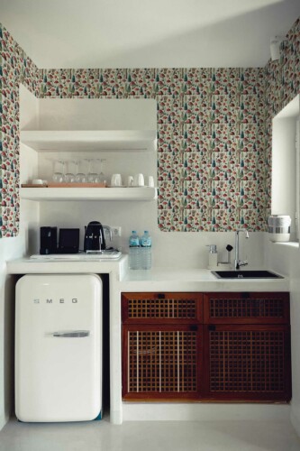 Fancy Walls peel and stick wallpaper featuring ForestCaps