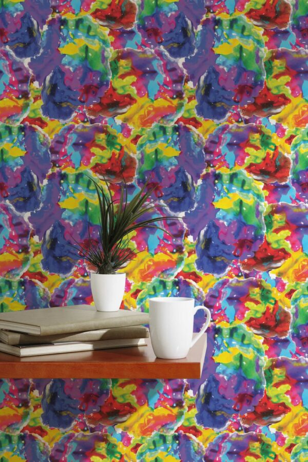 Vivid Splash Canvas Removable Wallpaper from Fancy Walls