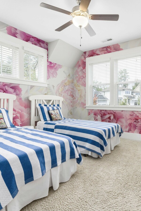 Vibrant Peony Wall Mural